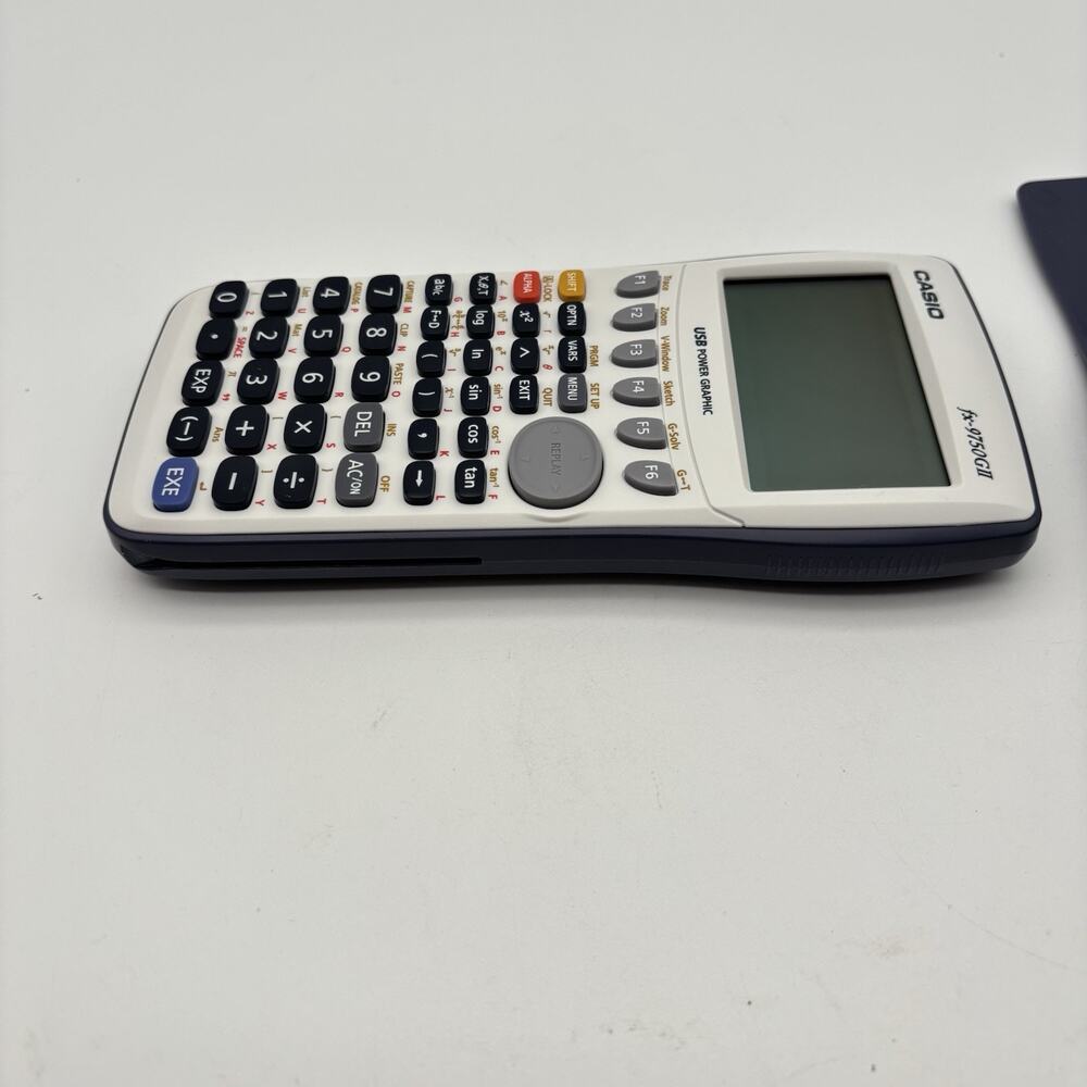 Casio fx-9750GII Graphing Calculator With Slide Cover, Tested Working. Clean. - Picture 5 of 13